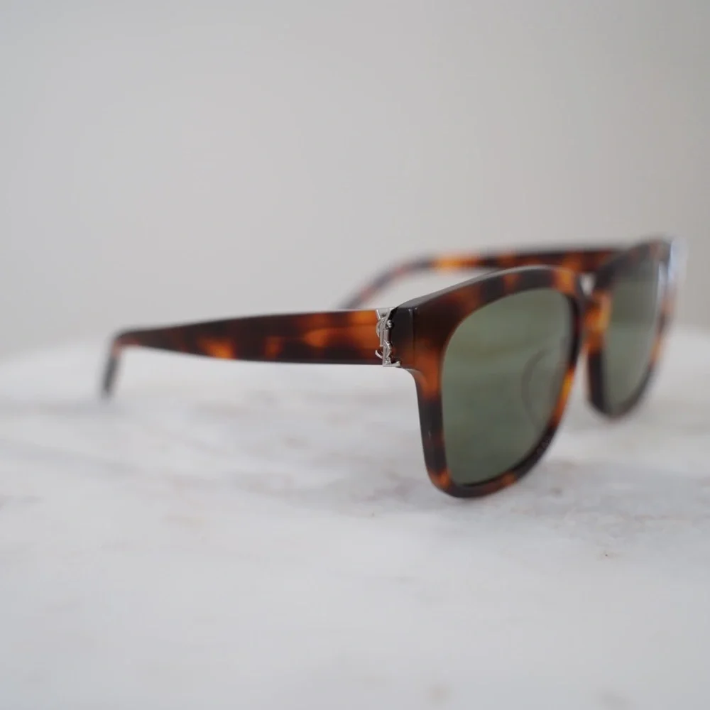 Saint Laurent YSL Women’s Square Frame Sunglasses 55mm NEW